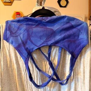 Lululemon Blue Purple Sports Bra Bralette Top